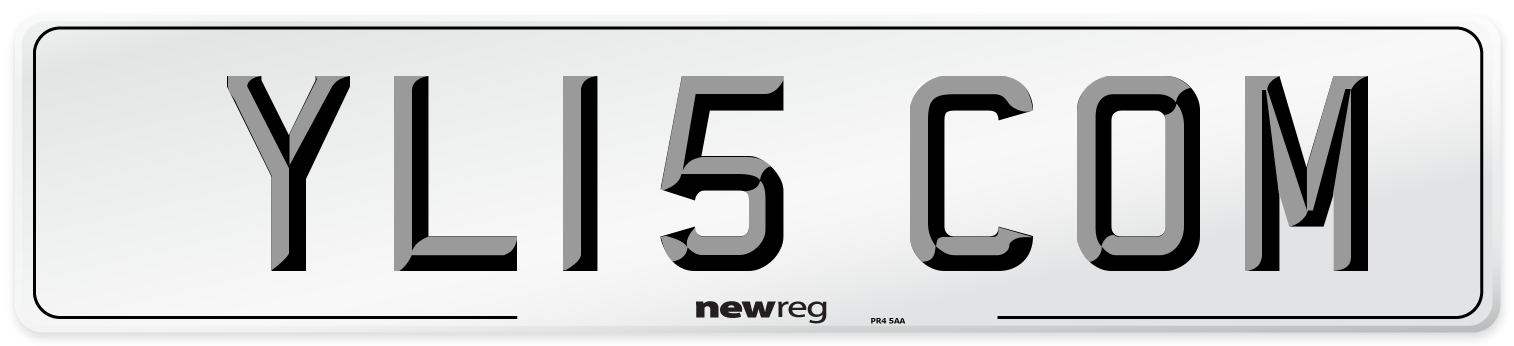 YL15 COM Number Plate from New Reg
